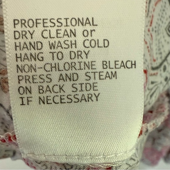 JNY Pink, black, 3/4 sleeve summer Women Flowy peasant Top plus size 1X rayon - Picture 5 of 6